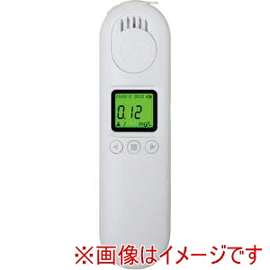 【緑十字】 緑十字 798004 2WAYアルコールチェッカー ホワイト J-BAC認定品 130×35×18mm