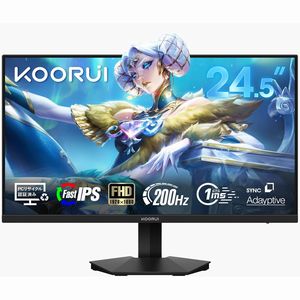 送料無料！！【クールイ KOORUI】KOORUI G2511P 24.5インチ 1920&times;1080 200Hz 1ms モニター【smtb-u】｜あきばお～支店 13,104円