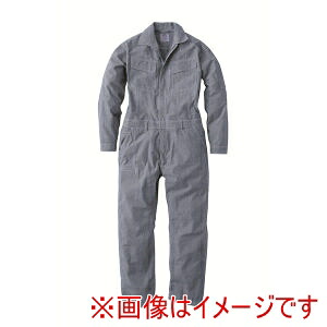 【エスケープロダクト】エスケープロダクト GE-887-19-3L 作業着 コットンリネン ツナギ 長袖 ヒッコリー 3L｜あきばお～支店