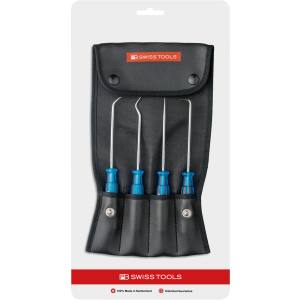 【PB スイスツールズ SWISS TOOLS】 PB スイスツールズ 7681CN ピックツール4本セット ロールケース付