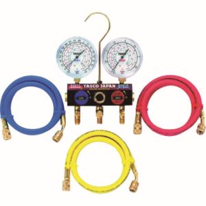 【イチネンタスコ TASCO】イチネンタスコ TA124WH-2 ボールバルブ式マニホールドキット TASCO｜あきばお～支店
