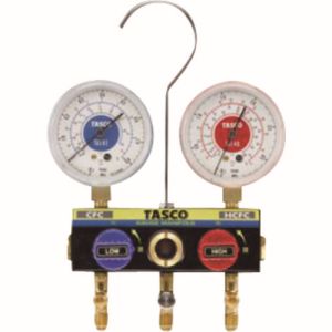 【イチネンタスコ TASCO】イチネンタスコ TA120KH ボールバルブ式ゲージマニホールド TASCO|あきばお~支店