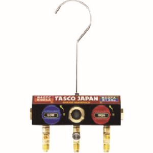 【イチネンタスコ TASCO】イチネンタスコ TA124K-11 ボールバルブ式ゲージマニホールドボディ TASCO|あきばお~支店
