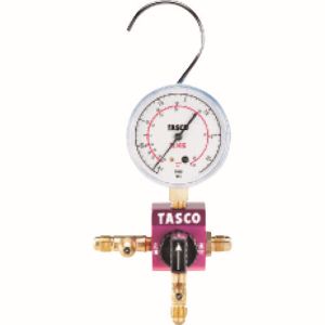 【イチネンタスコ TASCO】イチネンタスコ TA123CV-1 ボールバルブ式シングルゲージマニホールドキット TASCO|あきばお~支店