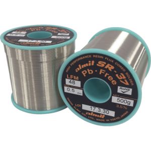 【日本アルミット almit】 アルミット SR37LFM48-3.5-0.5MM 鉛フリーやに入りはんだ SR-37 LFM48 0.5mm
