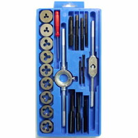 楽天市場】ライト精機 国産タップダイスセット メートルネジ用 12個