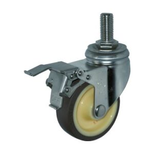 【ハンマーキャスター HAMMER CASTER】 ハンマーキャスター 315SA-UB100-BAR01 SAシリーズ オールステンレス 自在SP付 ウレタンB車 100mm