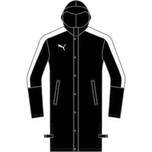 プーマ TT ESS PRO ロング ボアコート 01PUMA BLACK Lサイズ 654983 PUMA
