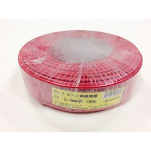送料無料!!【愛知電線 AEW】愛知電線 IV2.0M-R100 IVケーブル 2.0mm 100m 赤【smtb-u】|あきばお~支店