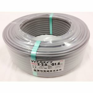 送料無料!!【愛知電線 AEW】愛知電線 VVF2X2.0+G1.6 VVFケーブル 2.0mm+G1.6mm 100m【smtb-u】|あきばお~支店