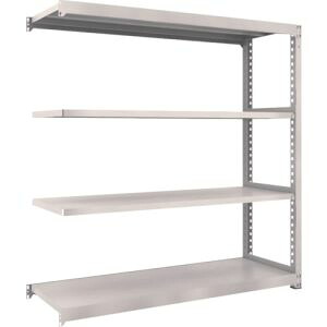 送料無料！！ 【トラスコ TRUSCO】 トラスコ M3型中量棚 1800×571×H1800 4段 連結 ネオグレー M3-6664B NG メーカー直送 代引不可【smtb-u】
