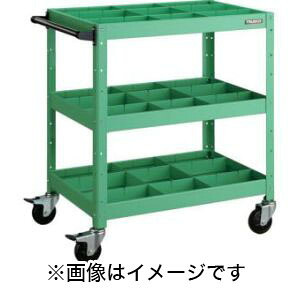 送料無料！！ 【トラスコ TRUSCO】 トラスコ BDW-973F3S3-W バーディワゴン 750X500XH880 深3段 仕切板付 W色 TRUSCO メーカー直送 代引不可【smtb-u】
