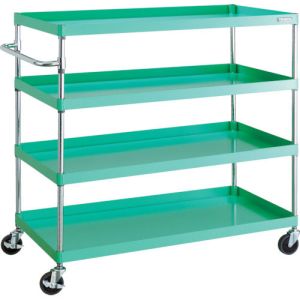 送料無料!! 【トラスコ TRUSCO】 トラスコ PEW-12124-YG フェニックスワゴン 1200X600XH1200 4段 YG色 TRUSCO メーカー直送 代引不可【smtb-u】