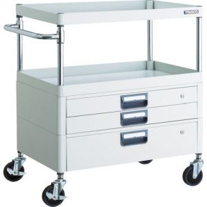 送料無料！！ 【トラスコ TRUSCO】 トラスコ PEW-972VX-W フェニックスワゴン 750X500XH880 引出付 W色 TRUSCO メーカー直送 代引不可【smtb-u】