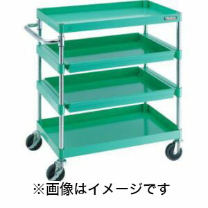 送料無料！！ 【トラスコ TRUSCO】 トラスコ PEW-972M2-W フェニックスワゴン 750X500 4段 スライド2段付 W色 TRUSCO メーカー直送 代引不可【smtb-u】