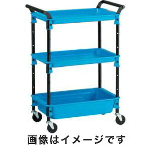 送料無料！！ 【トラスコ TRUSCO】 トラスコ ツールワゴンロイヤル 654×361×887 深2浅1 スカイ TWR-2-SB メーカー直送 代引不可 北海道沖縄離島不可【smtb-u】