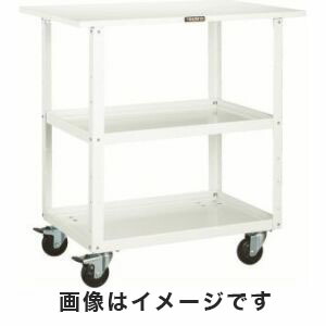 送料無料!! 【トラスコ中山 TRUSCO】 イーグルワゴン 600X400 天板付 4輪自在 YG色 EGW-762TJ-YG メーカー直送 代引不可【smtb-u】