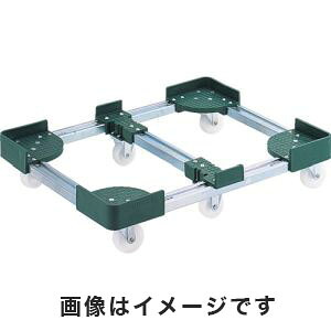 送料無料！！ 【トラスコ中山 TRUSCO】 伸縮式コンテナ台車 内寸300-400X700-800 スチール製 FCD6-3070 メーカー直送 代引不可【smtb-u】