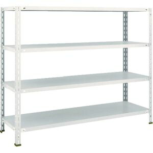 送料無料!! 【トラスコ TRUSCO】 トラスコ 軽量棚 中棚ボルトレス型1500×450×1200 4段 ネオグレー L45X-14 NG メーカー直送 代引不可【smtb-u】