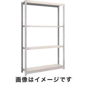 送料無料！！ 【トラスコ TRUSCO】 トラスコ M1.5型軽中量棚 1160×295×1800 4段単体 ネオグレー M1.5-6434 NG メーカー直送 代引不可【smtb-u】