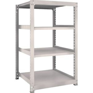 送料無料！！ 【トラスコ TRUSCO】 トラスコ M5型中量棚 900×921×H1500 4段 単体 ネオグレー M5-5394 NG メーカー直送 代引不可【smtb-u】