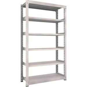 送料無料！！ 【トラスコ TRUSCO】 トラスコ M5型中量棚 1200×471×H2100 6段 単体 ネオグレー M5-7456 NG メーカー直送 代引不可【smtb-u】