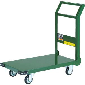 送料無料！！ 【トラスコ TRUSCO】 トラスコ 鋼鉄製運搬車 800X450 Φ100プレス車 緑 SH-3N GN メーカー直送 代引不可【smtb-u】