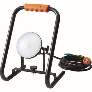 送料無料!!【トラスコ中山 TRUSCO】LED投光器 DELKURO スタンドタイプ 20W 5m アース付 2芯3芯両用タイプ RTLE-205EP-S メーカー直送 代引不可【smtb-u】|あきばお~支店