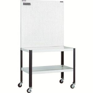 送料無料！！ 【トラスコ TRUSCO】 トラスコ ライトパンチングパネル パネリーナ W900 テーブル付 キャスター付 TUR-33C メーカー直送 代引不可【smtb-u】