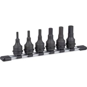 【トネ TONE】 トネ HAH406 インパクト用ヘキサゴンソケットセット ホルダー付 6pcs TONE