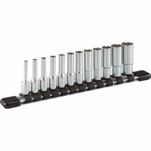 【トネ TONE】 トネ HSBL212 ディープソケットセット 6角･ホルダー付 インチ目 12pcs TONE