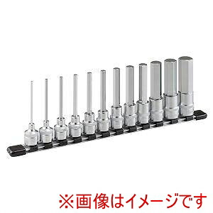 送料無料!!【トネ TONE】トネ HH412L ロングヘキサゴンソケットセット ホルダー付 12pcs TONE【smtb-u】|あきばお~支店