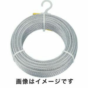 【トラスコ TRUSCO】 トラスコ CWM-8S30 メッキ付ワイヤロープ Φ8mm×30m TRUSCO