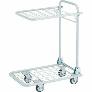 送料無料！！ 【トラスコ TRUSCO】 トラスコ AM-2B 軽量メッシュ台車 アミー 回転式2段型 TRUSCO メーカー直送 代引不可 沖縄離島不可【smtb-u】