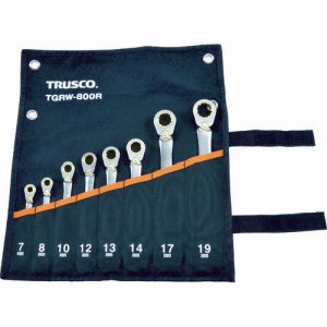 送料無料！！ 【トラスコ TRUSCO】 トラスコ TGRW-800R 切替式ラチェットコンビネーションレンチセット スタンダード 8本組 メーカー直送 代引不可 一部地域不可【smtb-u】 10,084円