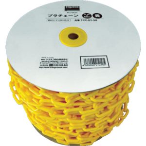 送料無料!!【トラスコ中山 TRUSCO】プラチェーン 8MM×50M 黄 TPC-8Y-50 メーカー直送 代引不可 北海道・沖縄・離島不可【smtb-u】|あきばお~支店