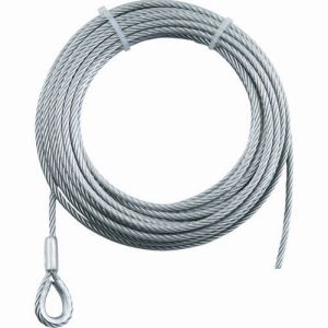 送料無料!!手動ウインチ用ワイヤーΦ8×30M用(シンブル入りロック加工) WWS8-30 メーカー直送 代引不可 北海道・沖縄・離島不可