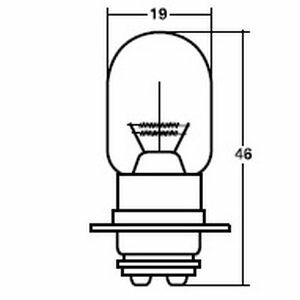 【スタンレー電気 STANLEY】 スタンレー A0330V バルブ 12V 30/30W T19L ミュー84 10個入 STANLEY