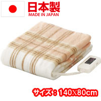 【椙山紡織 Sugibo】電気敷毛布 SB-S102（140x80cm）