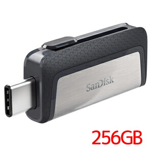 【サンディスク SanDisk 並行輸入品2週間保証のみ】 サンディスク USBメモリ 256GB SDDDC2-256G-G46 USB3.0対応 Type-C対応