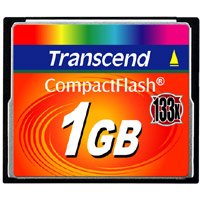 【トランセンド Transcend】 トランセンド CF 1GB TS1GCF133 133倍速 20MB/s コンパクトフラッシュ メモリ