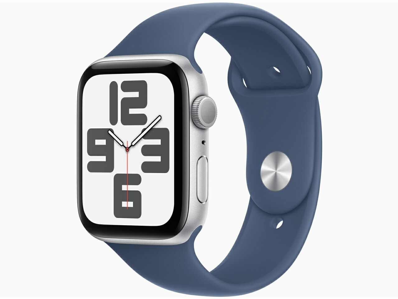 Apple Watch SE 第2世代 GPSモデル 44mm MXEQ3J/A [シルバー・デニムスポーツバンド S/M]/Apple