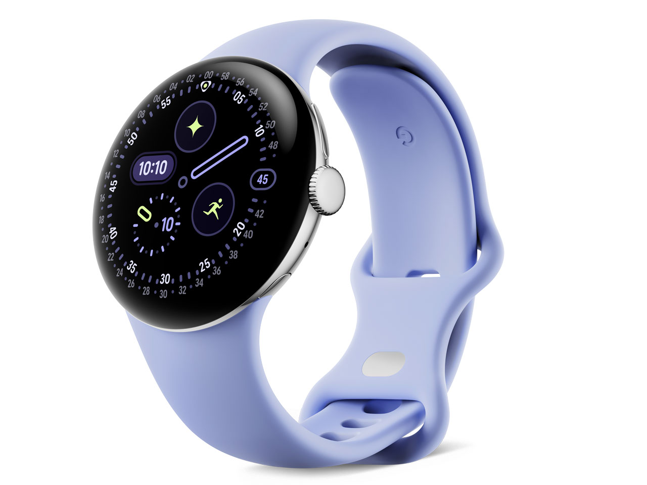 Pixel Watch 4 Wi-Fiモデル 41mm GA10840-US [Polished Silver アルミケース/Iris アクティブ バンド]/Google 33,846円