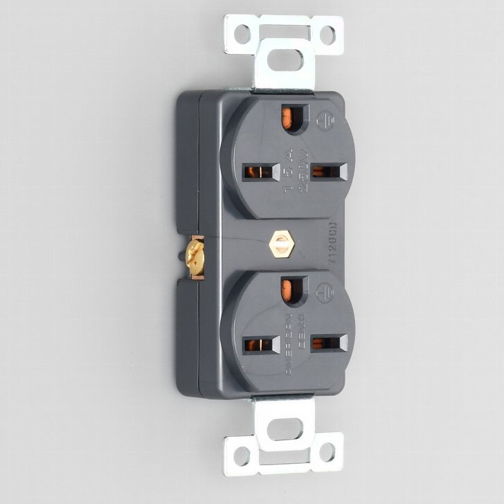 楽天市場】NEMA 5-20アメリカン電機 7210GD 接地形2P 20A 125V 複式埋