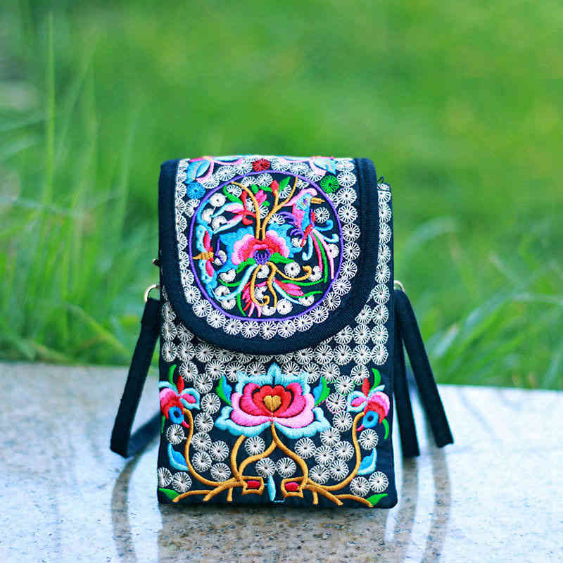 楽天市場】サコッシュ インド綿 ミラー刺繍おしゃれ かわいい