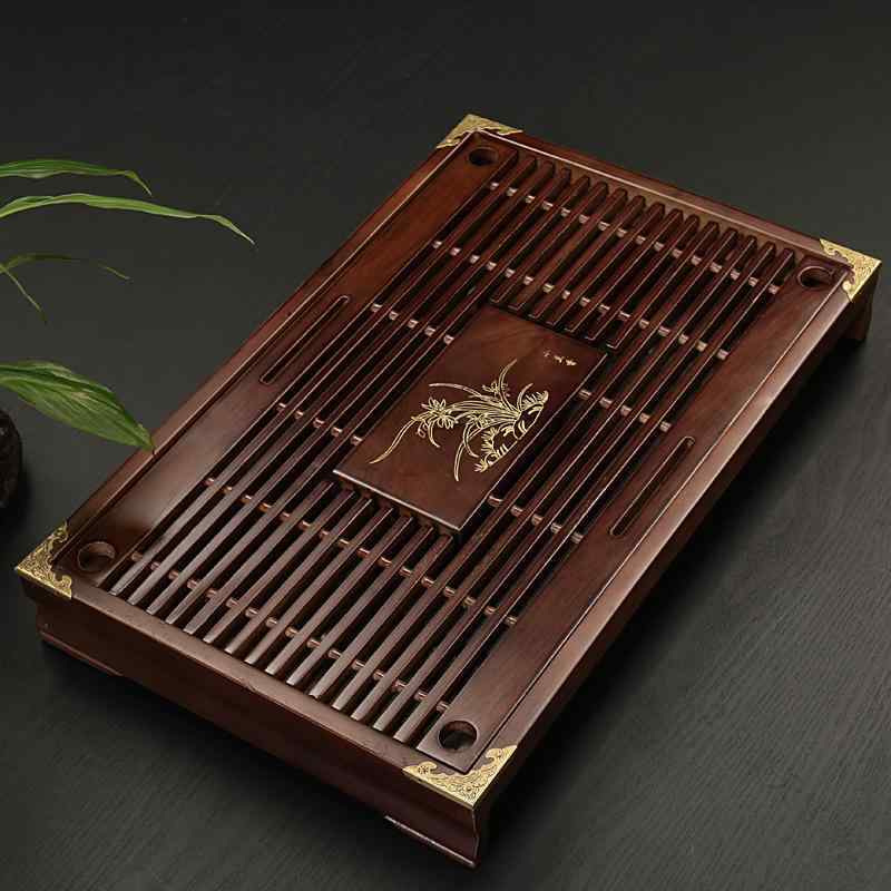 茶盤 純一無雑材 茶台 茶器 お盆 水抜き役立つこと 貯水役立つこと 兼用 茶道具 身寄り用 中国茶 紅茶ひと休み 水切り 肌理 今めかしい 今めかしい