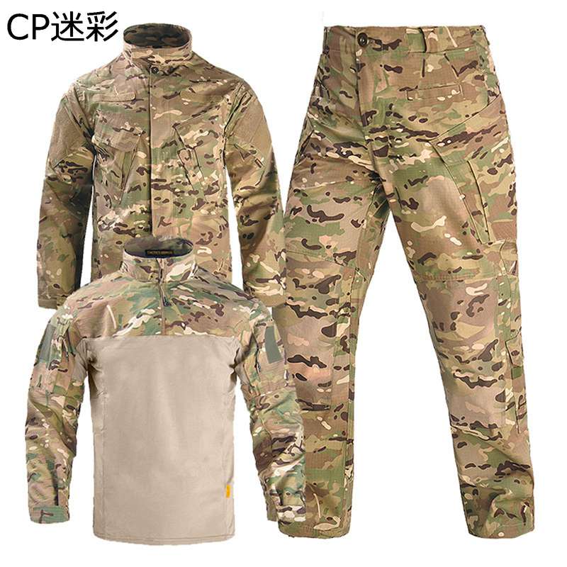 サバゲー ミリタリージャケット 長袖 メンズ 上下セット 3点 作業服 タクティカルパンツ 迷彩服 戦闘服 耐摩耗 防撥水 マルチポケット アメカジ カジュアル 特殊部隊 仮装 アウトドア