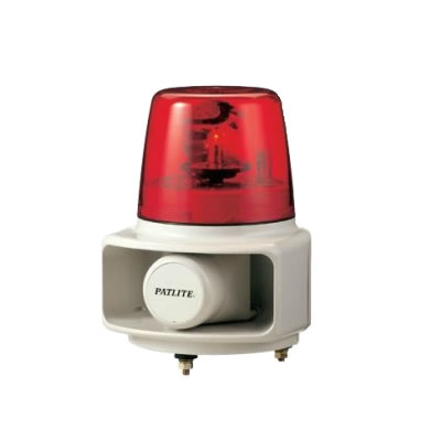 【最大2500円OFFクーポン配布中!5月29日10時まで】パトライト ホーンスピーカ一体型マルチ電子音回転灯 RT-100A-R 赤 【送料無料】【KK9N0D18P】