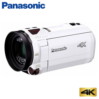 【キャッシュレス5％還元店】パナソニック デジタルビデオカメラ 4K 64GB HC-VX990M-W ホワイト【KK9N0D18P】