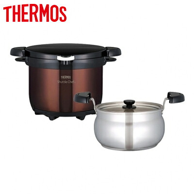 サーモス 約3L シャトルシェフ KBG-3000 KBG-3000-CBW クリアブラウン【送料無料】【KK9N0D18P】｜安心家電販売　ＰＣあきんど